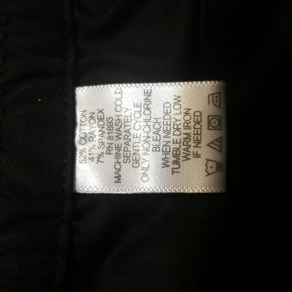 ISAAC MIZRAHI LIVE Sz 8 Black straight leg pull on slacks EUC, CL # 142 - Picture 6 of 8